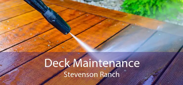 Deck Maintenance Stevenson Ranch