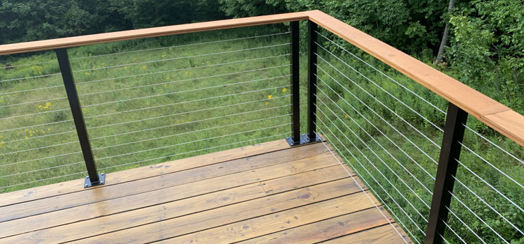 Installing Deck Cable Railing in Stevenson Ranch, CA