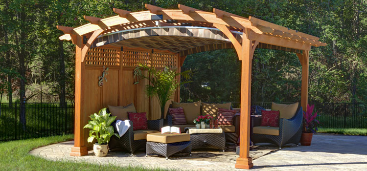 Modern Wood Pergola Installation in Stevenson Ranch, CA